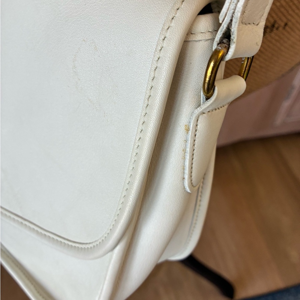 Vintage Coach City Bag 9790 Ivory Bone - Picture 15 of 16